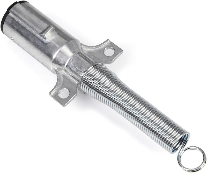 MIOKCALE Store Heavy Duty 7 Pin Round Trailer Connector - 7 Way Trailer Plug - Semi Trailer Plug - Image 3